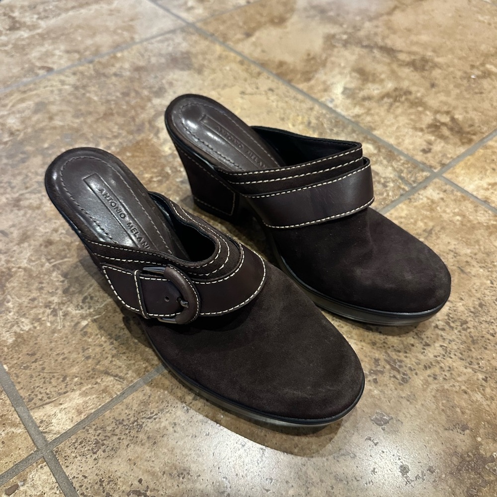 Antonio Melani heeled clogs
